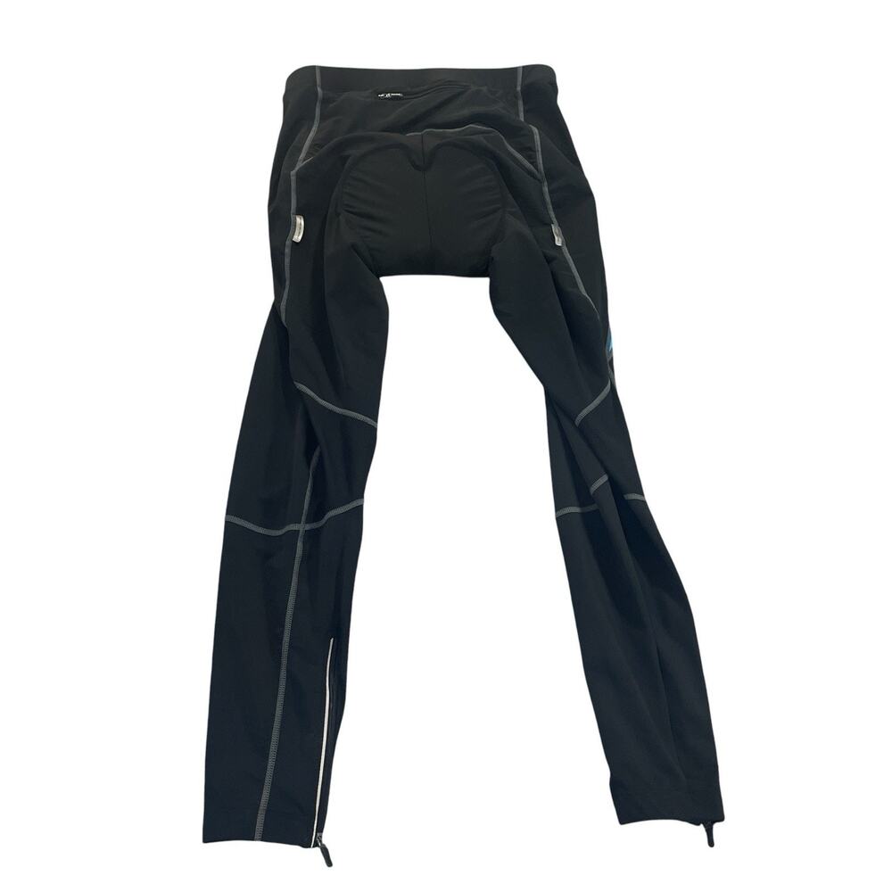 Santic Men's Cycling Pants Size Large Padded Seat Ankle Zip Stretch NEW - Picture 2 of 10
